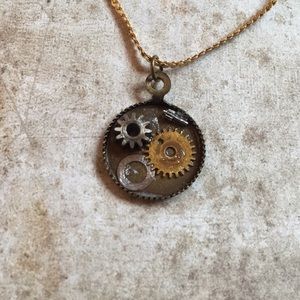 OOAK Necklace Made from Vintage/Antique Watches